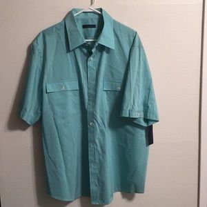 Material London designer shirt , flap pockets